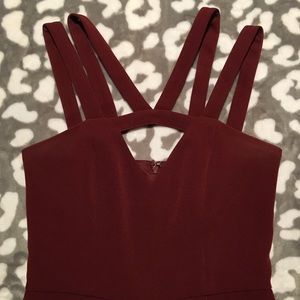 Burgundy Express Jumpsuit